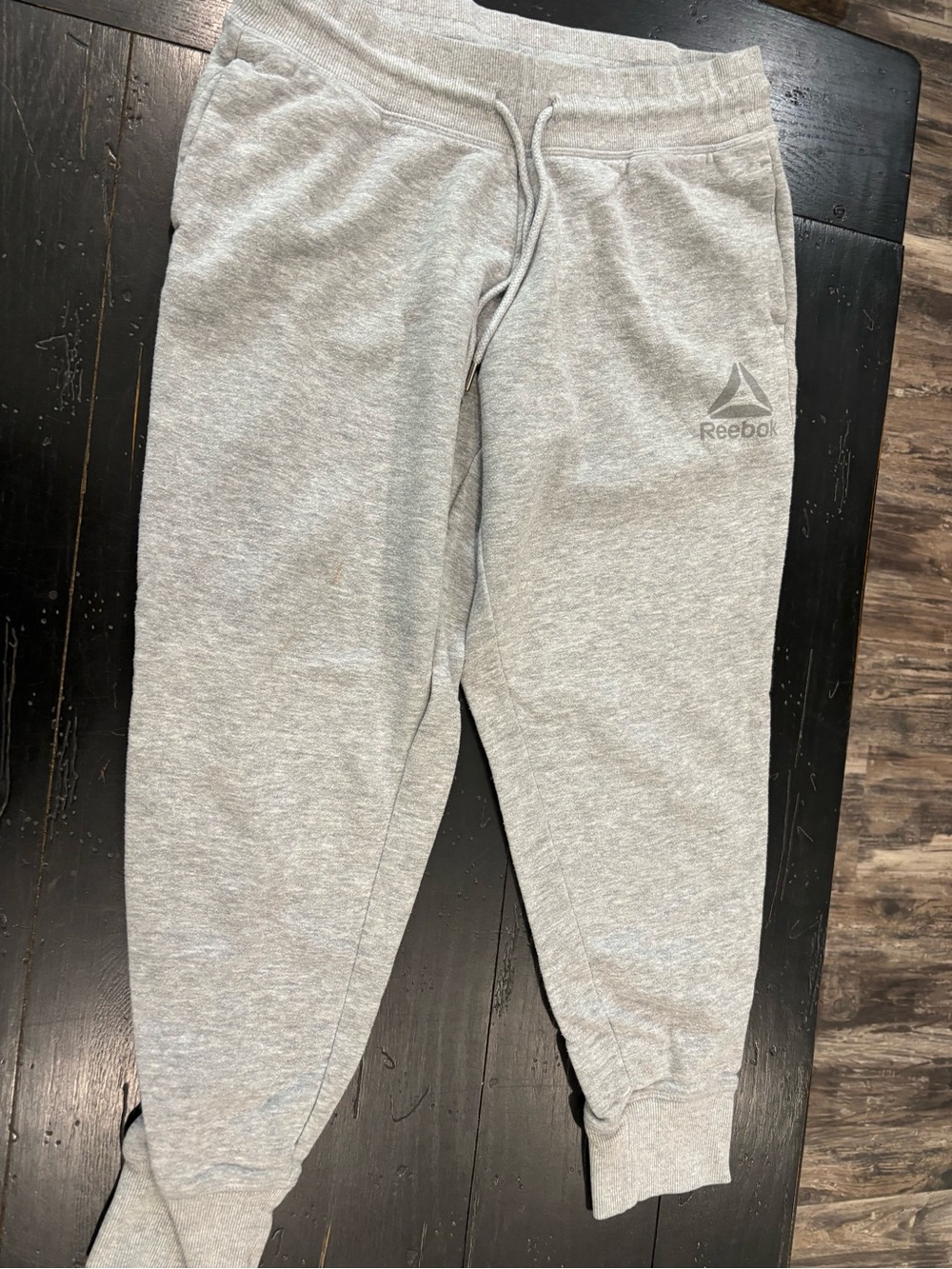 Reebok Light Gray Fleece Joggers